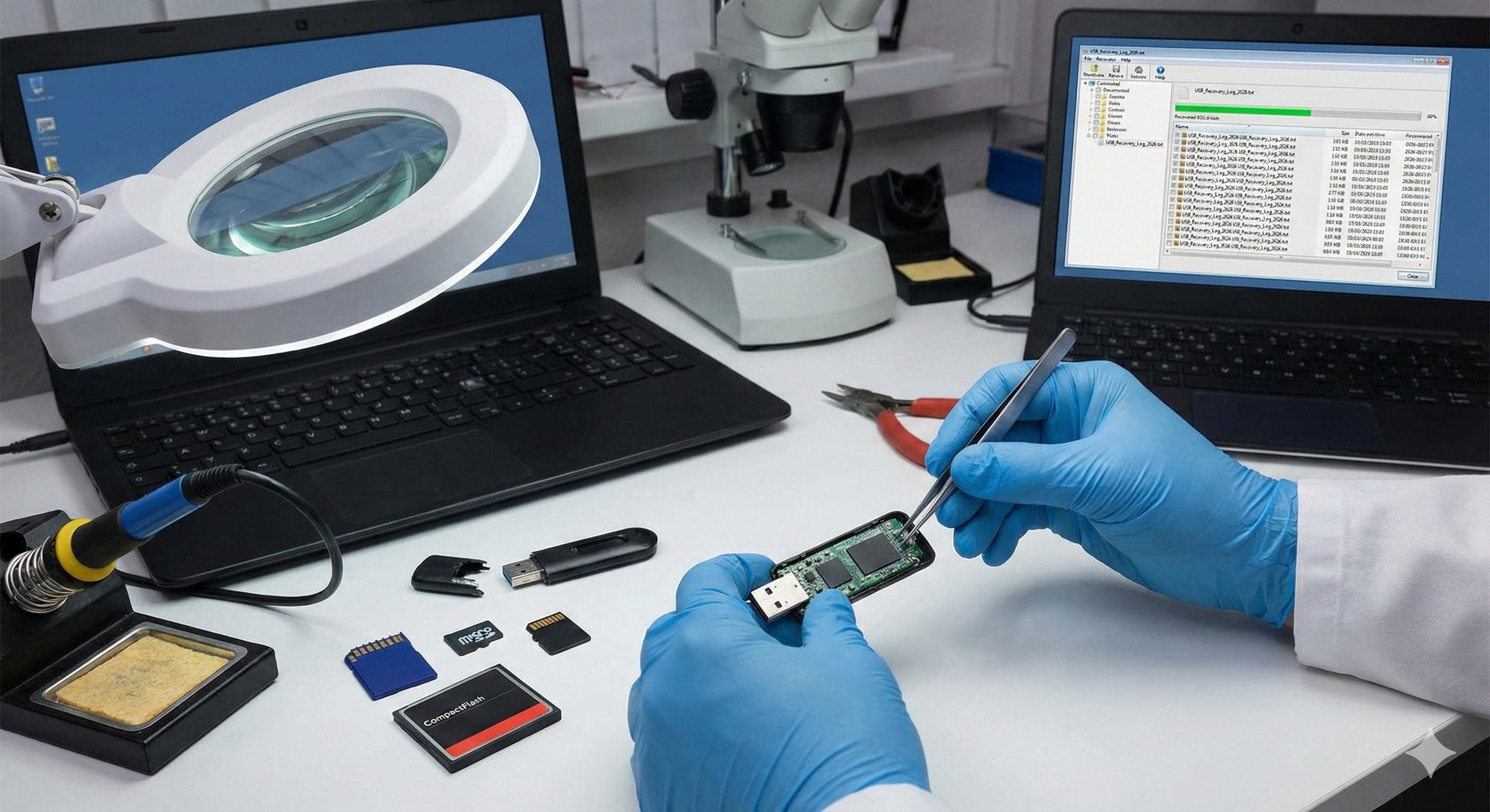 Záchrana dat z USB flash disků a paměťových karet
