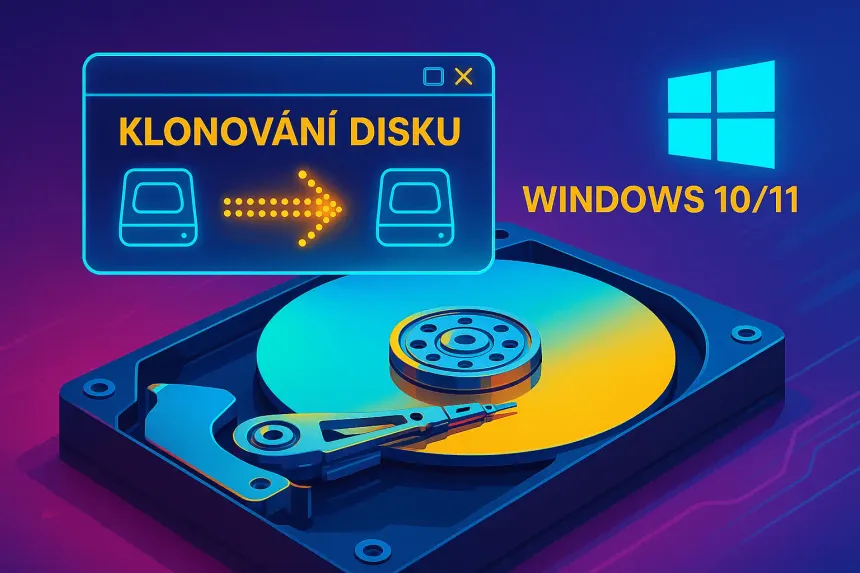 Jak na klonování disku ve Windows 10 a 11
