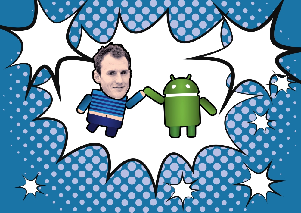 Aleš Wagner a panáček Android vědí jak na ztracené kontakty v Android systému.